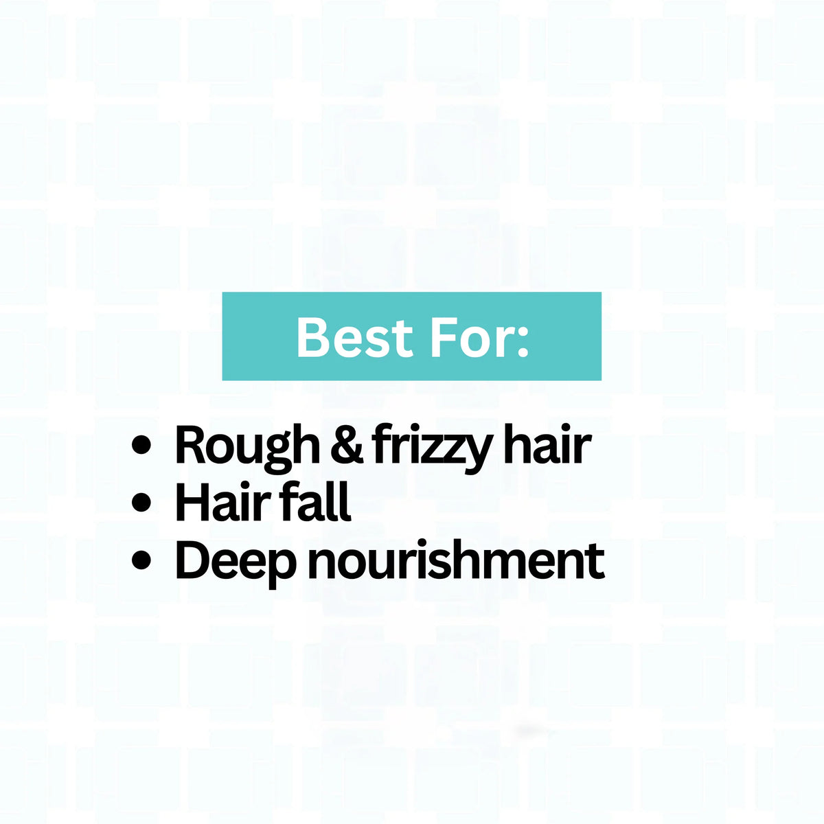 High porosity oil best for - rough and frizzy hair, hair fall, deep nourishment. 